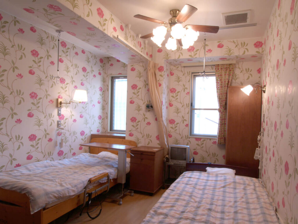 老木医院の入院設備（手術後の安全性と安心を確保するための環境）